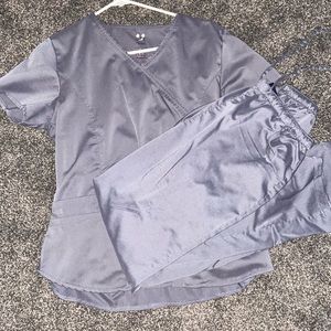 Grey scrub set
